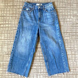 Topshop Petite High Waisted Cropped Jeans 25